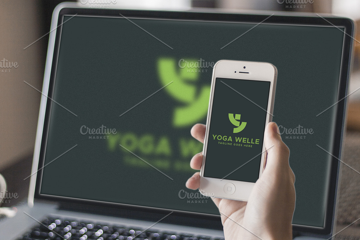 Y letter yoga logo design template, a Branding & Logo Template by Amadul11 (Photo 4 of 4)