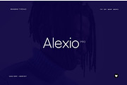 Alexio - Unique Typeface + Web Font, a Sans Serif Font by Foxtype (Thumbnail 1 of 3)