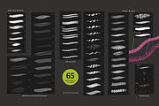Procreate Curls & Braids Brushes 3, a Brush Add-On by Artbykimmyw (Thumbnail 2 of 5)