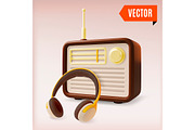 3d Retro Audio Electronics Set, an Object Graphic by 35lab (Thumbnail 2 of 5)