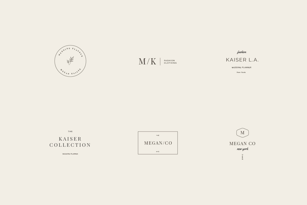 Megan Co Logo Kit, a Branding & Logo Template by Design District (Photo 9 of 12)