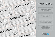 Printable Gift Certificate, a Templates & Theme by Snapybiz (Thumbnail 13 of 13)