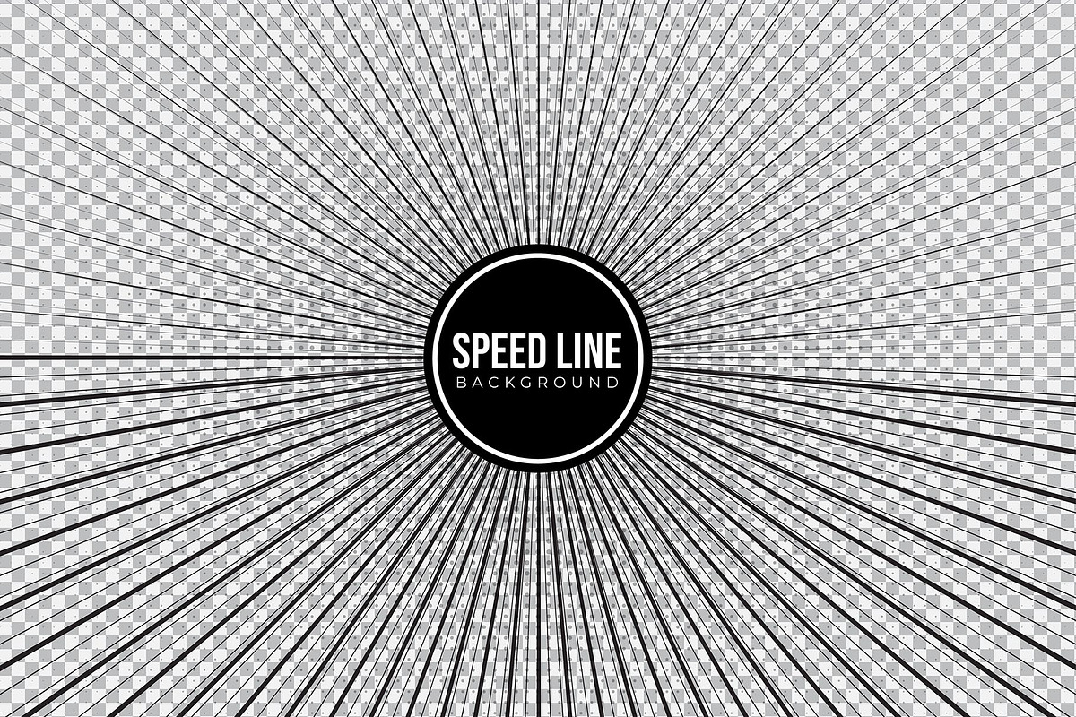 100 Comic Speed Line Vector Design, a Background Graphic by MRI STUDIO (Photo 19 of 28)