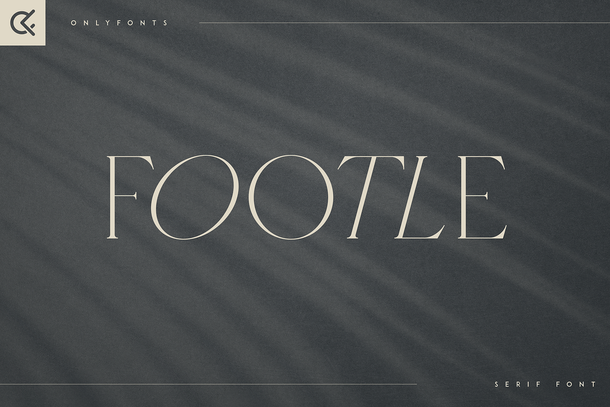 Footle gentle serif font, a Serif Font by Only Fonts (Photo 1 of 10)
