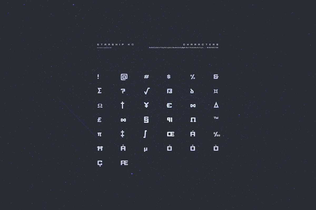 Starship KD, a Font by Unfinished Design (Photo 5 of 12)