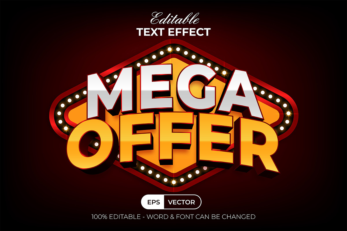 3D Text Effect Modern Styles Bundle, a Layer Style Add-On by Mockmenot (Photo 3 of 7)