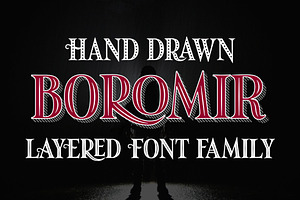 Boromir - 11 layered fonts