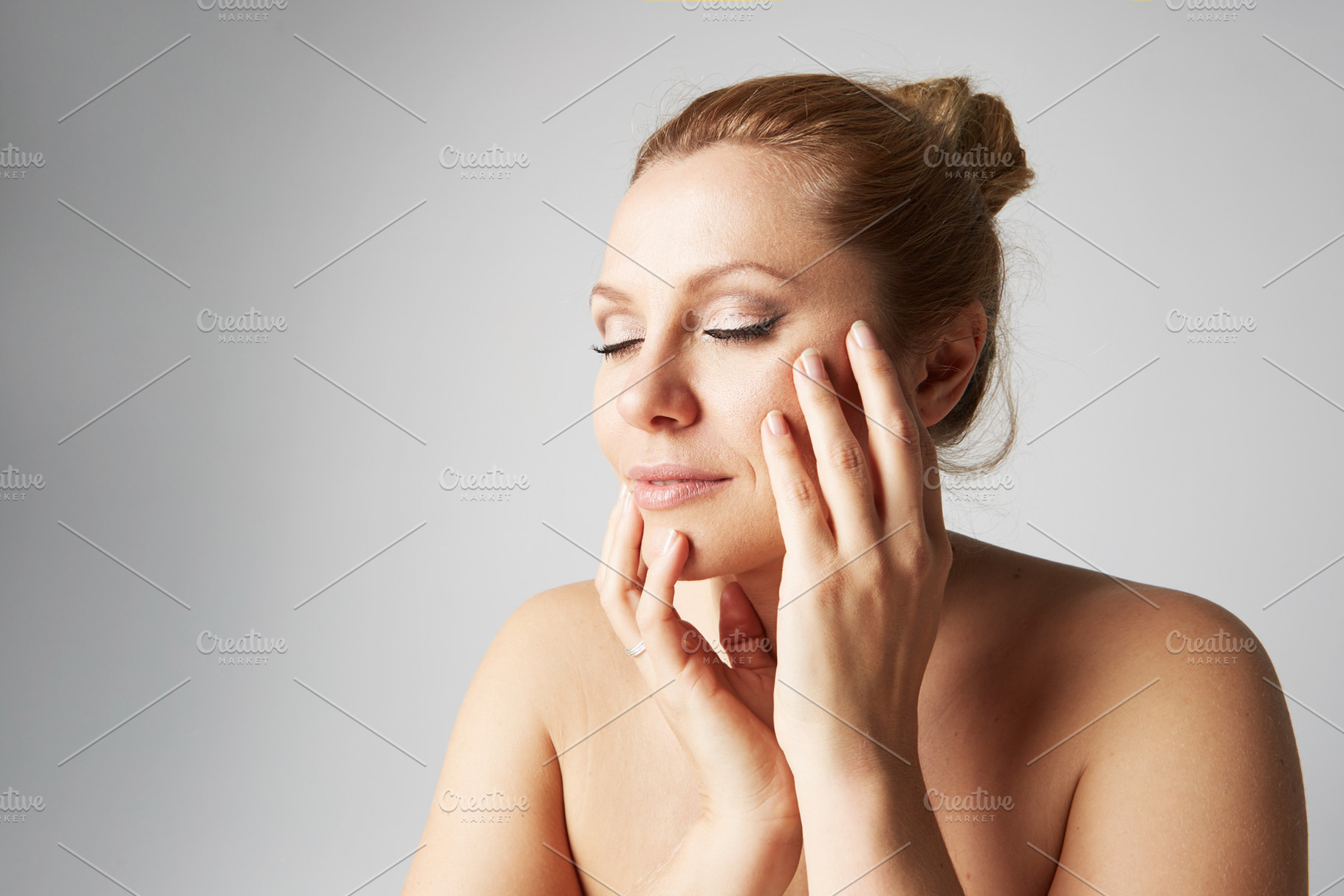 Beautiful mature woman with clean, a Person Photo by Klever Level Studio