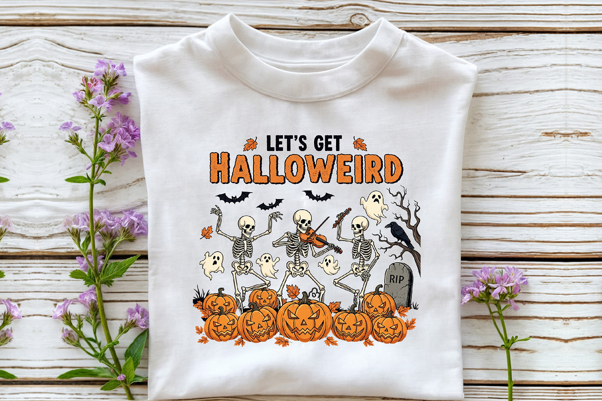 Let’s Get Halloweird Png,Halloween S, an Illustration by DreamCafeArt (Photo 5 of 7)