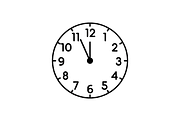 Countdown Clock Clipart, a Seasonal Illustration by Creative design (Thumbnail 3 of 7)