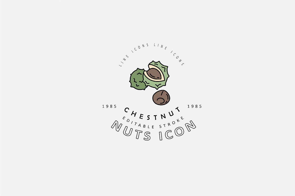 Nuts & seeds icons & logos, an Icon by Merfin (Photo 4 of 9)