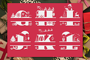 Christmas Monogram Font, a Font by Anastasia Feya (Thumbnail 4 of 8)