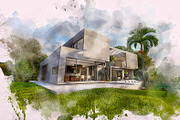 Land Scape Photo To Painting Effect, an Action Add-On by MRI STUDIO (Thumbnail 9 of 18)