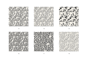 Spotty Seamless Patterns Set