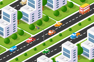 City Boulevard Isometric Avenue