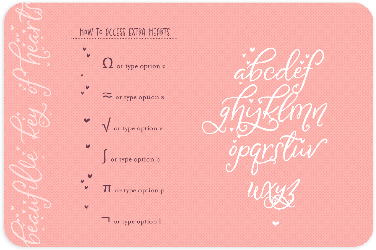 Beaufille Kisses, a Script Font by KLUGE+CO (Photo 2 of 10)