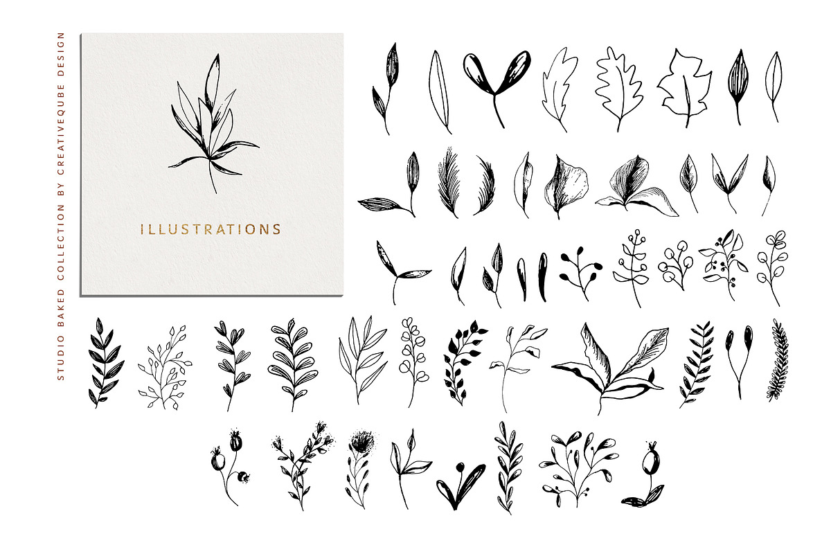 Studio Baked Font Collection, a Script Font by Creativeqube Design (Photo 20 of 23)