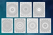 500 UNIQUE MANDALA COLORING PAGES, a Decorative Illustration by ElimesherStudio (Thumbnail 11 of 11)