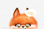 Cartoon fox with textbooks, an Animal Illustration by Azuzlikus (Thumbnail 3 of 3)