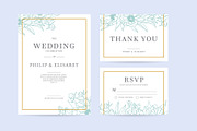 Wedding Invitation Set, an Invitation Template by Greeek (Thumbnail 1 of 4)