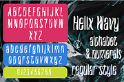 Helix Wavy - Futuristic Font, a Sans Serif Font by Creativetacos (Thumbnail 3 of 12)