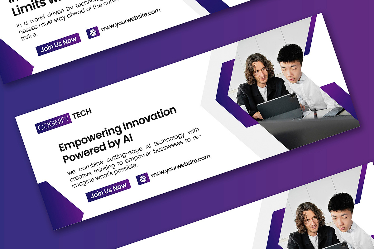 Cognifytech - Facebook Cover, a Design Template by Esensifiksi.studio (Photo 3 of 3)