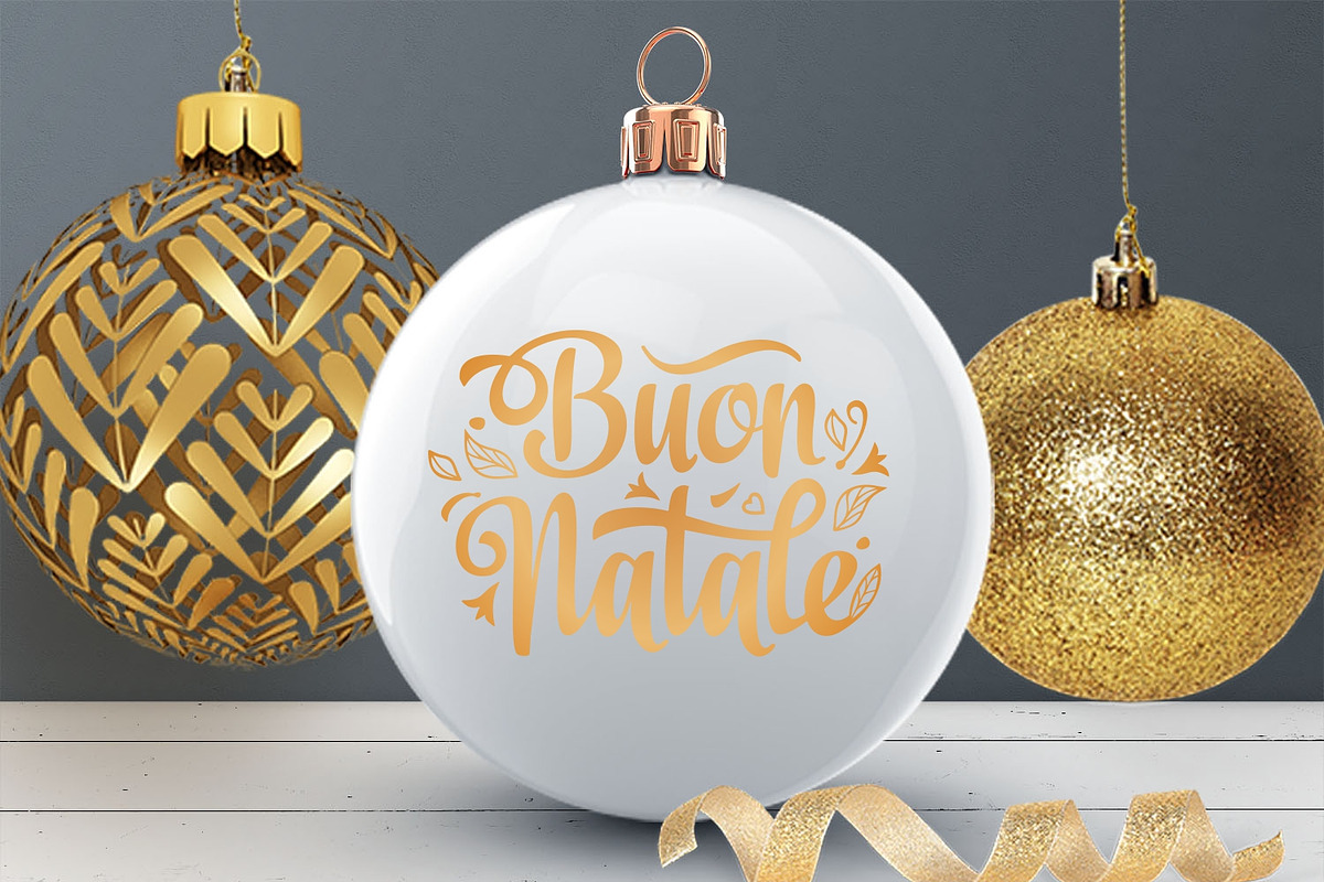 Buon Natale svg Italian Christmas, an Object Graphic by Zoya Miller (Photo 8 of 9)