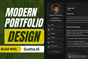 DarkGolden Customizable Portfolio, a React Template by skshahriarahmedraka (Thumbnail 1 of 13)