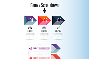Arrow Infographics Template Vol.3