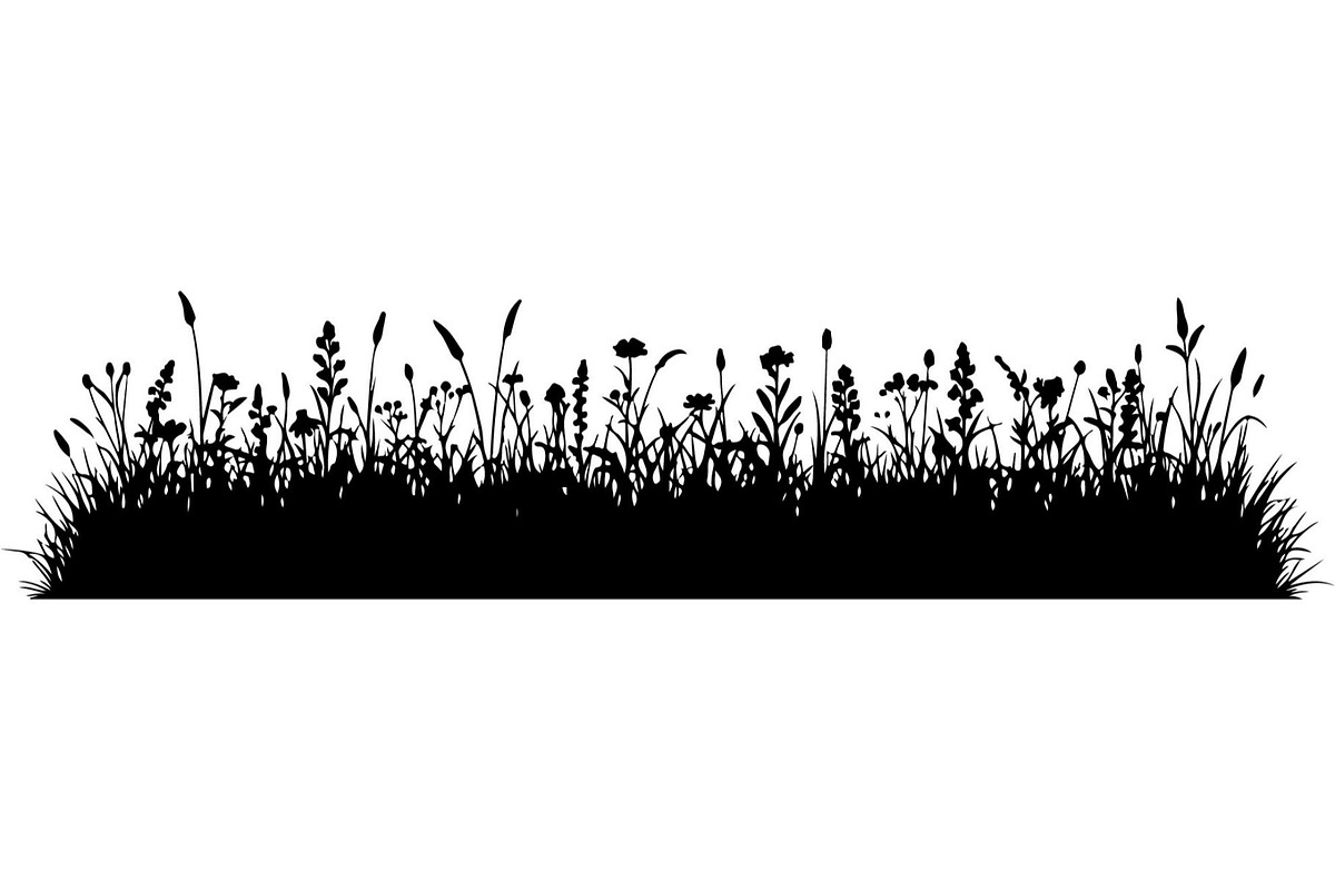Wildflower Meadow Silhouette, an Object Graphic by Creativeshirt (Photo 16 of 20)