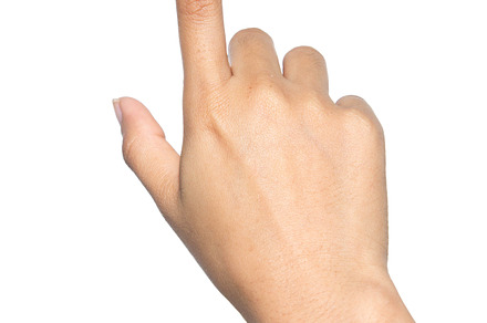 Female hand touching containing hand, finger, and touch, a Technology Photo by theerapoll