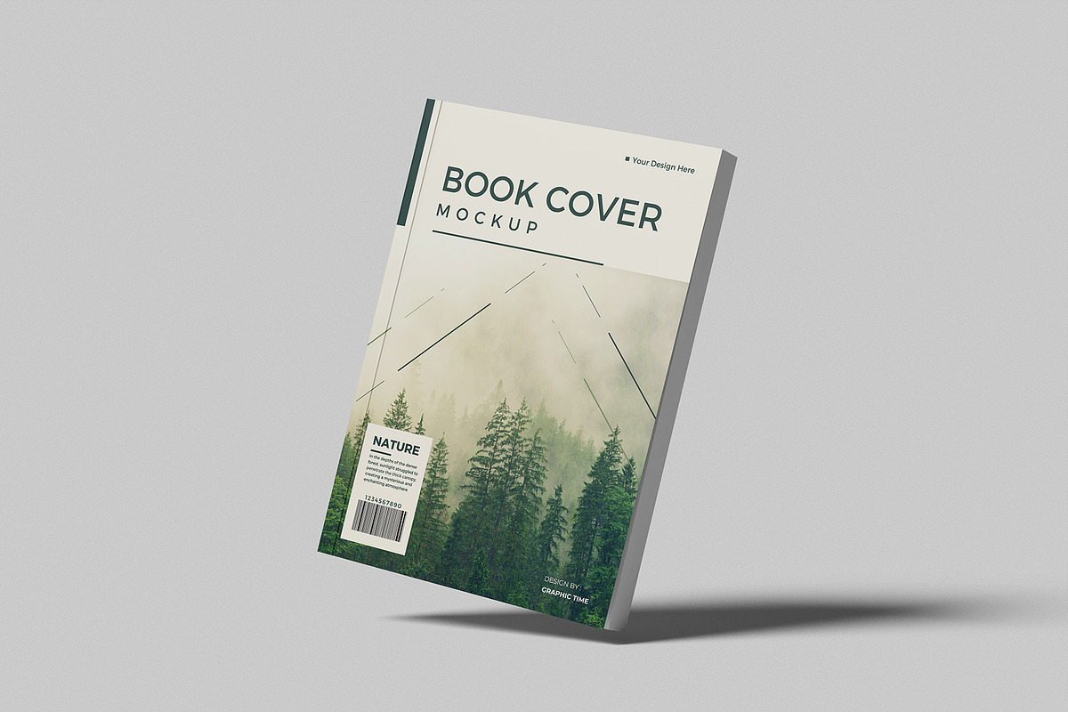 Book Cover Mockup, a Books & Magazine Mockup by graphictime (Photo 5 of 12)