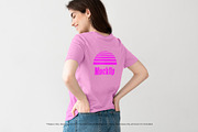 Woman T-Shirt Mockup Bundle, a Shirt Mockup by Moixo studio (Thumbnail 5 of 10)
