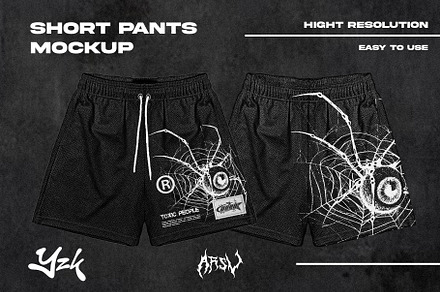 SHORT PANTS MOCKUP