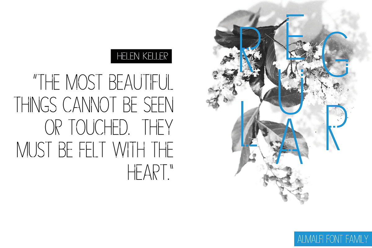 AMALFI - A Modern Font Family preview 5