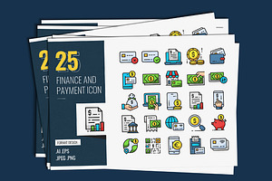Finance and Payment Icon Design, a Duotone Icon by shin_std