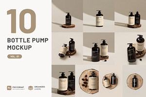 Bottle pump mockup