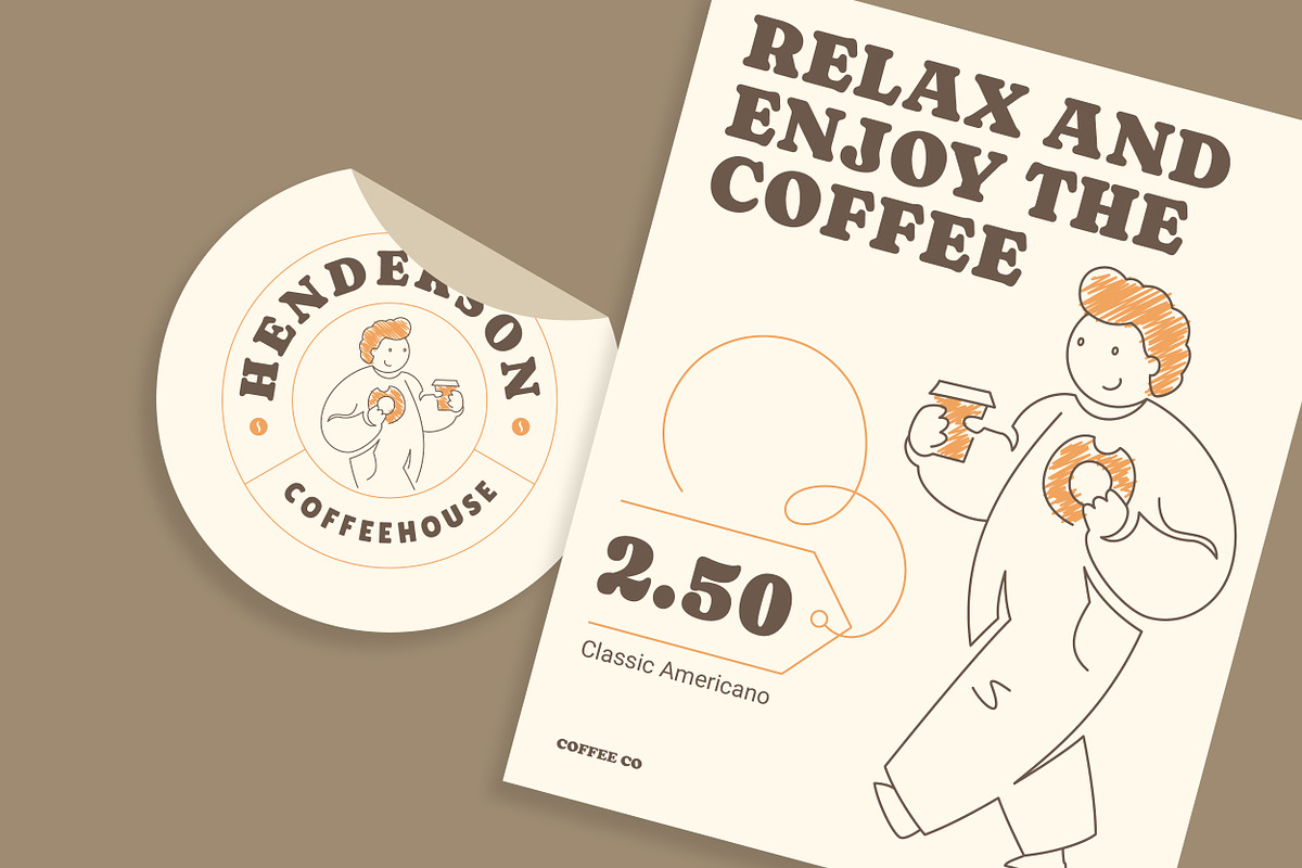 Coffee Lovers Illustration Pack, a Person Illustration by Vasya Kobelev (Photo 5 of 12)