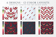 Hot pepper - Set 1, a Pattern Graphic by Yummy (Thumbnail 3 of 13)