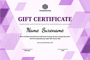 Gift Certificate Template Ai, EPS, a Business Card Template by Halfcircle (Thumbnail 2 of 3)