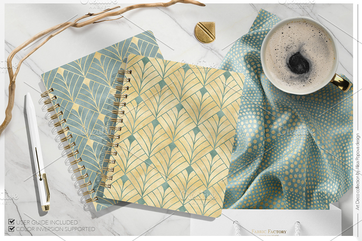 ART DECO Geometry Patterns, a Pattern Graphic by Alisa Fimen Design (Photo 7 of 12)