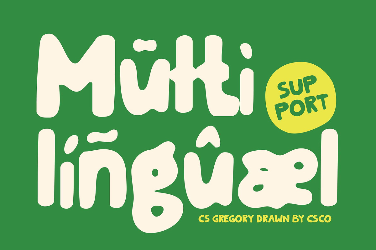 CS Gregory Drawn, a Sans Serif Font by Craft Supply Co. (Photo 7 of 8)