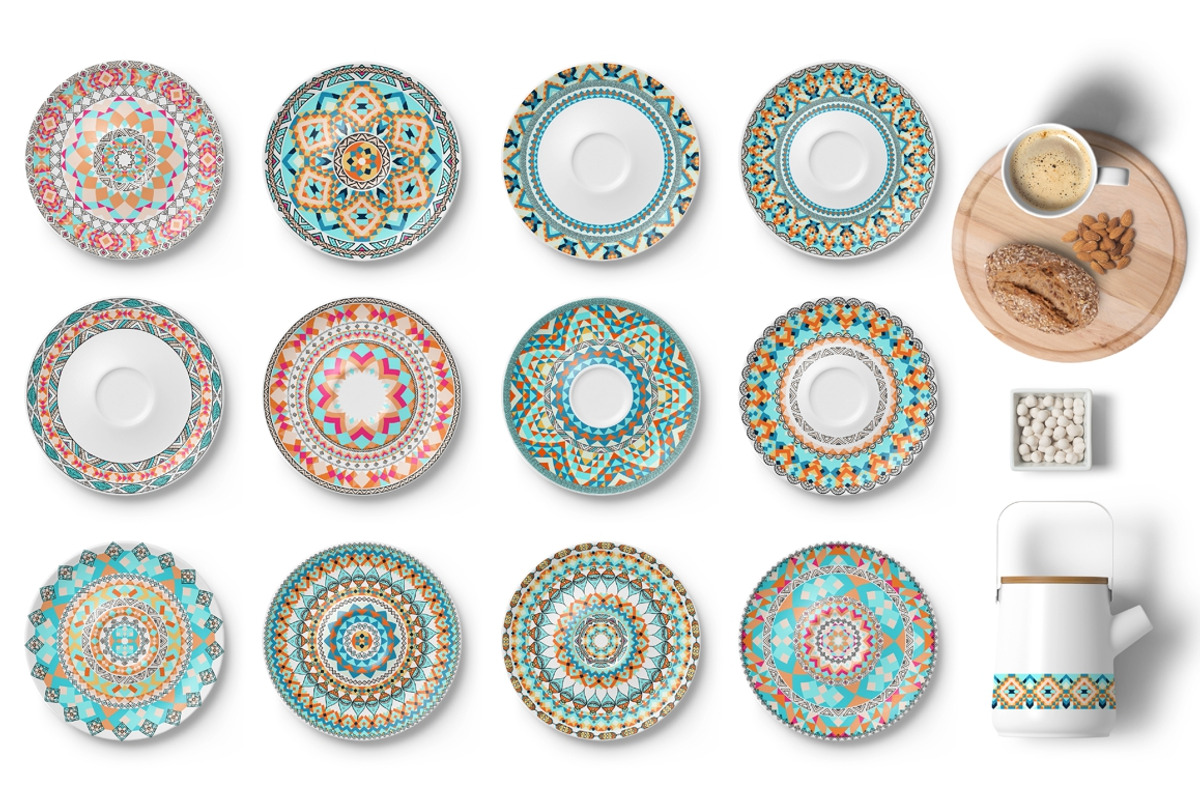 45 Vector Pattern Brushes, a Brush Add-On by Irina Skaska (Photo 5 of 9)