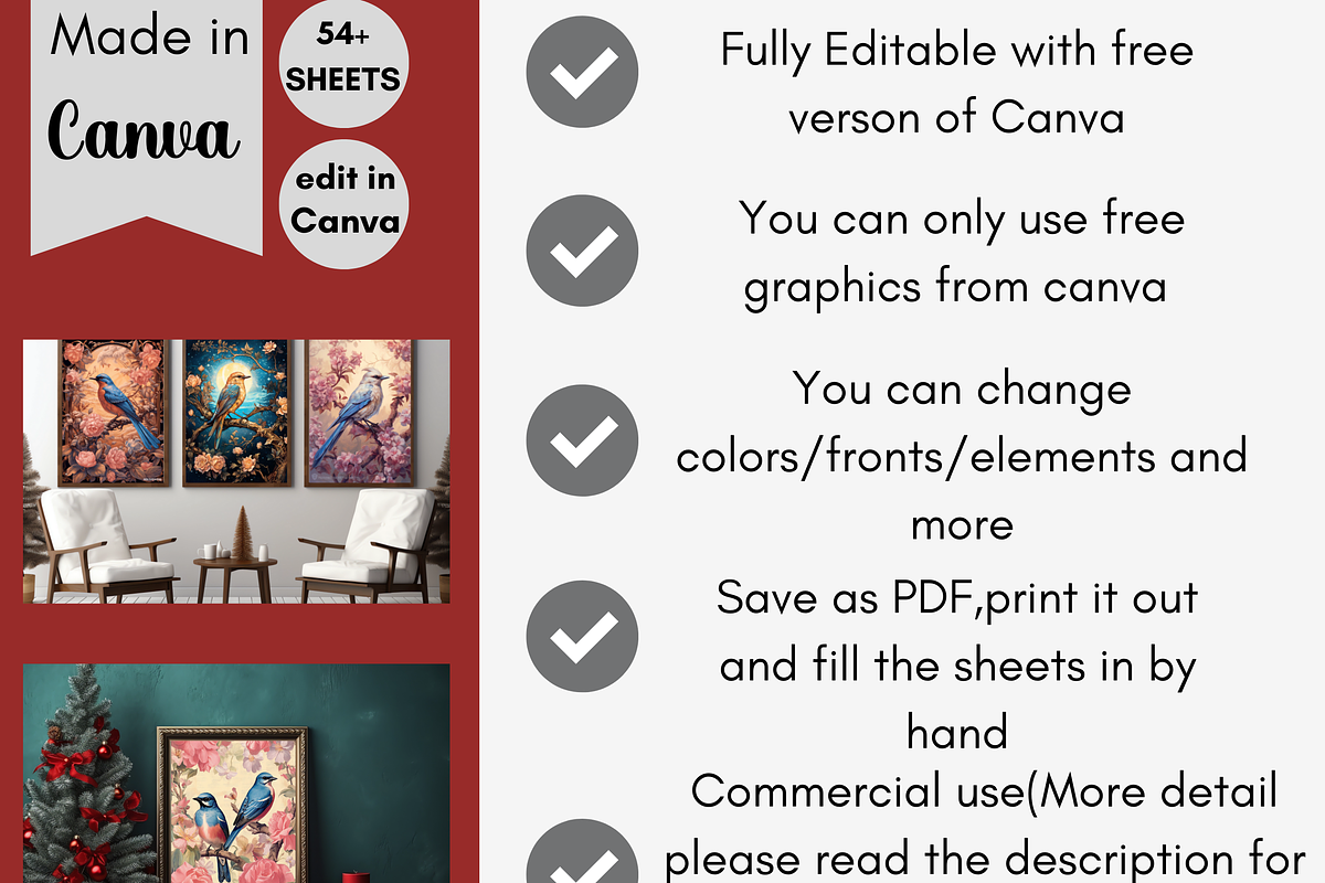 Square Christmas Wall Art Mockup, a Merchandise Mockup by LA Design (Photo 10 of 10)
