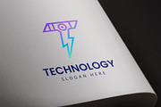 Letter T Technology Logo Design, a Branding & Logo Template by HueNestify (Thumbnail 3 of 3)