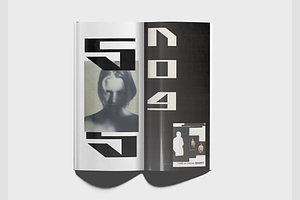 Book Magazine Zine Mockup