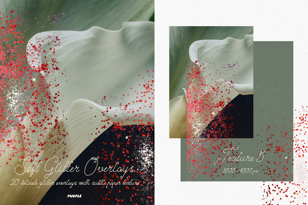 Soft Glitter Overlays, a Texture Graphic by Purple (Photo 19 of 21)