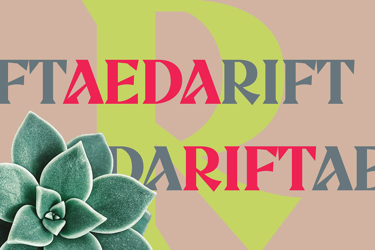 Aeda Rift, a Serif Font by ZP Fonts™ (Photo 2 of 12)