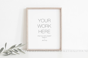 Mockup Rustic Frame 8x10, Mock