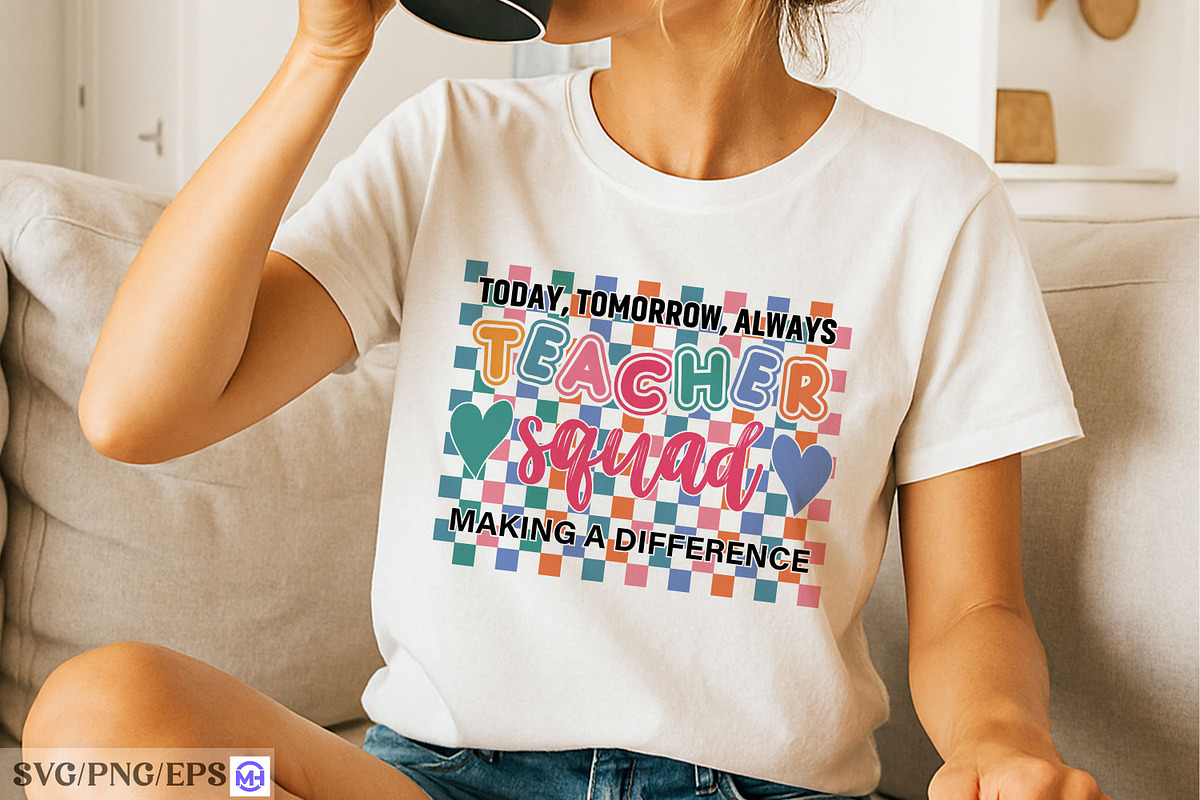 Inspirational teacher squad graphic, an Object Graphic by mh_arif (Photo 2 of 4)